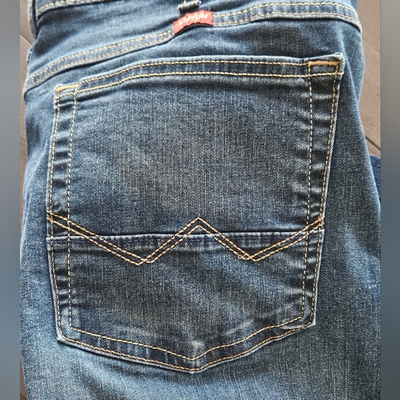 Wrangler Jeans Relaxed Boot Mens Blue 98CHWDT 44x30 - Picture 1 of 11